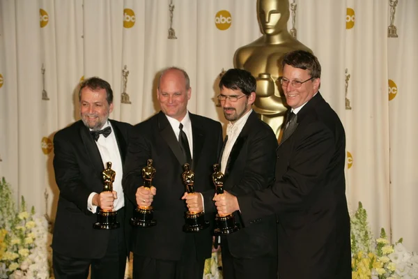 De 78e jaarlijkse Oscaruitreiking perskamer — Stockfoto