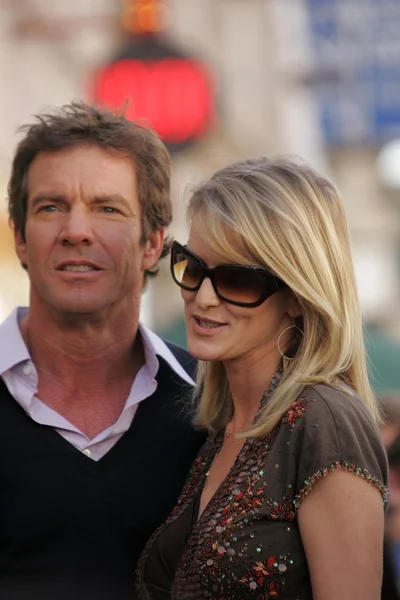 Dennis quaid walk of fame zeremonie — Stockfoto