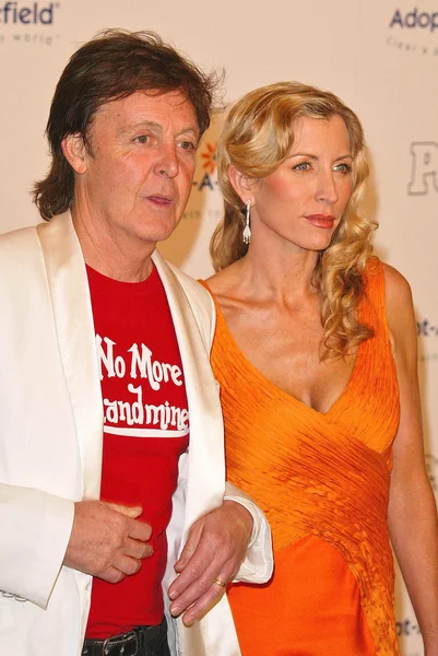 Paul McCartney e Heather Mills McCartney — Fotografia de Stock