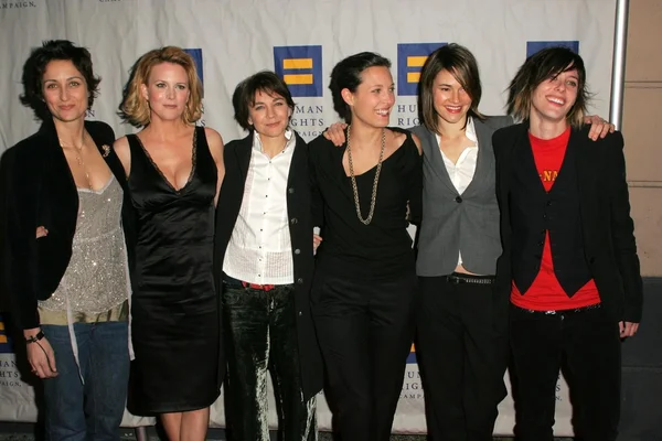 The Cast and Creator of The L Word — Stock Photo, Image