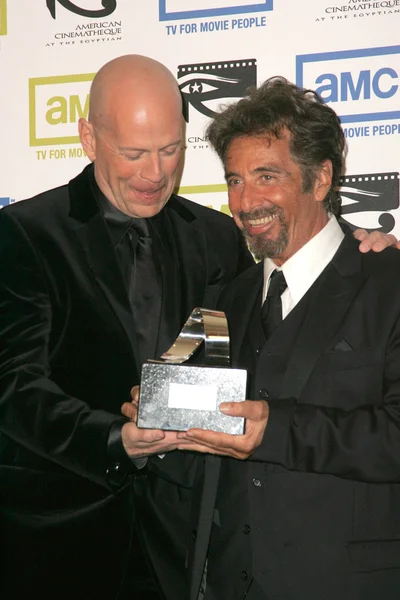 Bruce Willis y Al Pacino — Foto de Stock