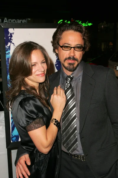 Susan Levin e Robert Downey Junior — Foto Stock