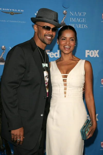 Shemar moore ve victoria rowell — Stok fotoğraf