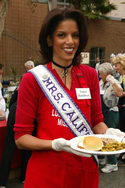 Los Angeles Mission's Thanksgiving Meal — Stock Photo, Image