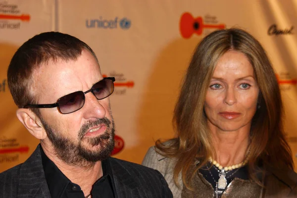 Ringo starr und barbara bach — Stockfoto