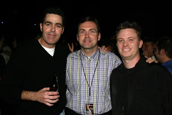 Adam Carolla and Partygoers at the Adam Carolla Show launch party. The Highlands, Hollywood, CA. 01-12-06 — Stock Photo, Image