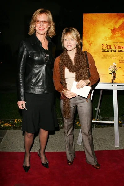 Christine Lahti and Jodie Foster — Stock fotografie