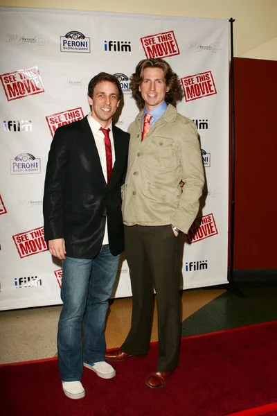Josh Meyers, és Seth Meyers — Stock Fotó