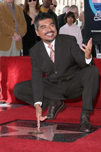 George Lopez Hollywood Walk of Fame Ceremony — Stockfoto