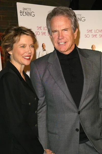 Annette Bening, Warren Beatty — Stock Photo, Image