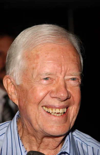 Presidente Jimmy Carter Firma del libro — Foto Stock