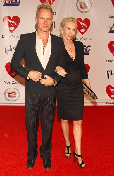 Sting e Trudie Styler — Fotografia de Stock