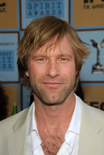 Aaron Eckhart at the 21st Independent Spirit Awards. Santa Monica Beach, Santa Monica, CA. 03-04-06 — Stock Photo, Image