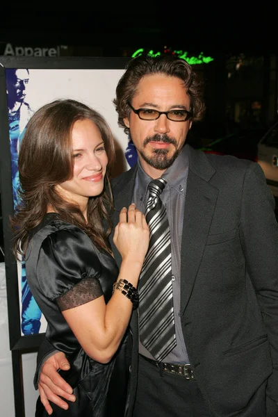 Susan Levin et Robert Downey Jr — Photo