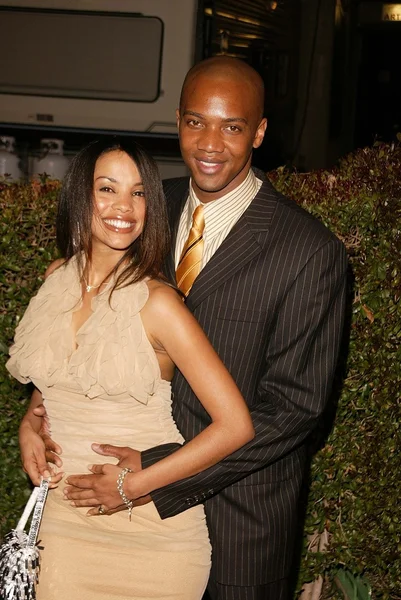 Tamara Curry e J. August Richards — Fotografia de Stock