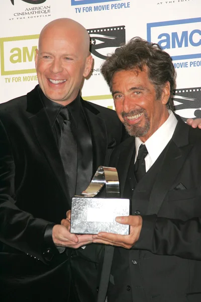 Bruce Willis e Al Pacino — Foto Stock