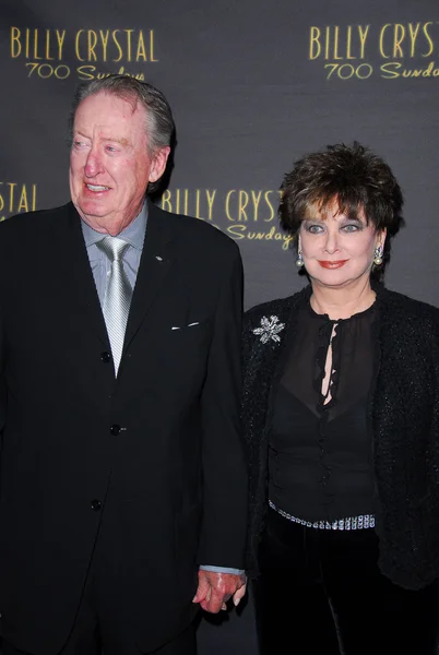 Tom poston i suzanne pleshette — Zdjęcie stockowe