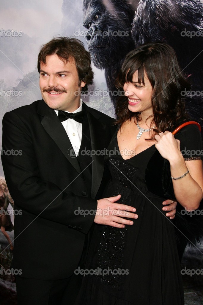 Jack black&tanya haden imagem de stock editorial. Imagem de barba -  175765204