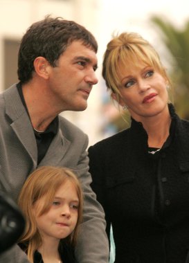 Antonio Banderas, Melanie Griffith, Stella Banderas
