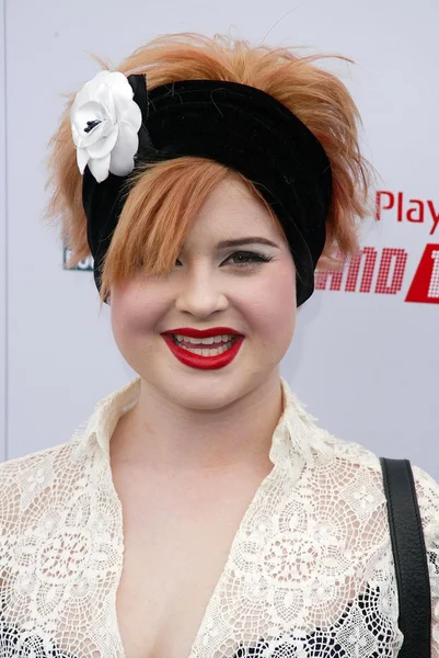 Kelly osbourne på PlayStation bandtogether, presenterades av sony computer entertainment america till förmån för habitat for humanity. Smashbox studios, culver city, ca. 12-10-05 — Stockfoto