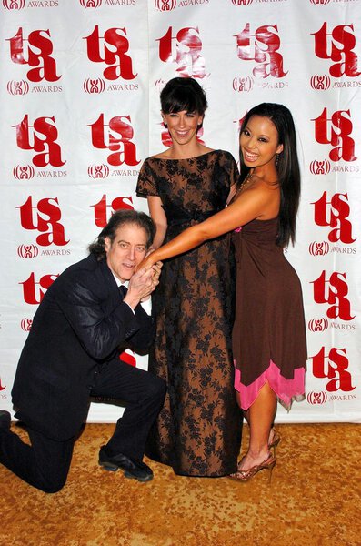 Richard Lewis with Jennifer Love Hewitt and Gina Hirazumi