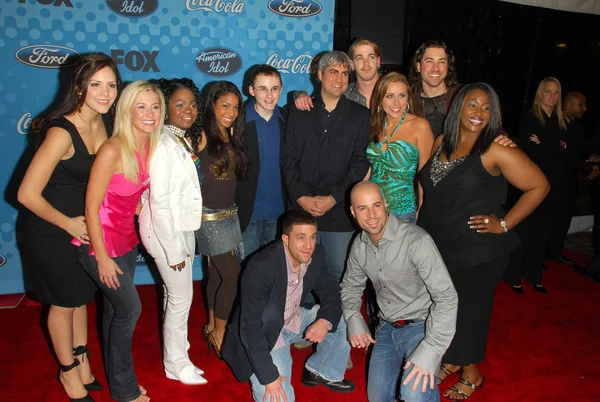 Os 12 finalistas do American Idol — Fotografia de Stock