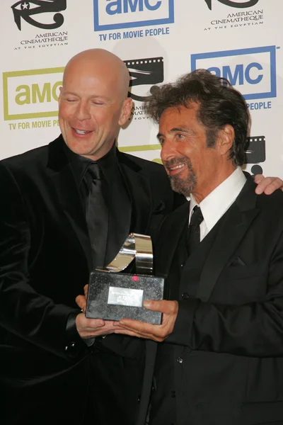 Bruce willis ve al pacino — Stok fotoğraf