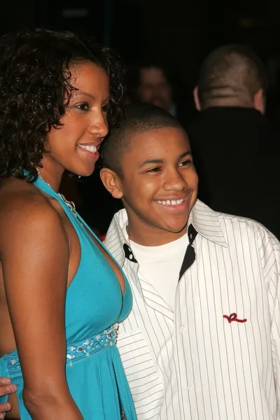 Tequan Richmond e Temple Poteat — Foto Stock