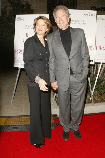 Annette Bening, Warren Beatty — Stock Photo, Image