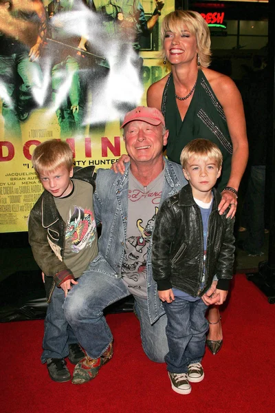 Tony scott en familie — Stockfoto