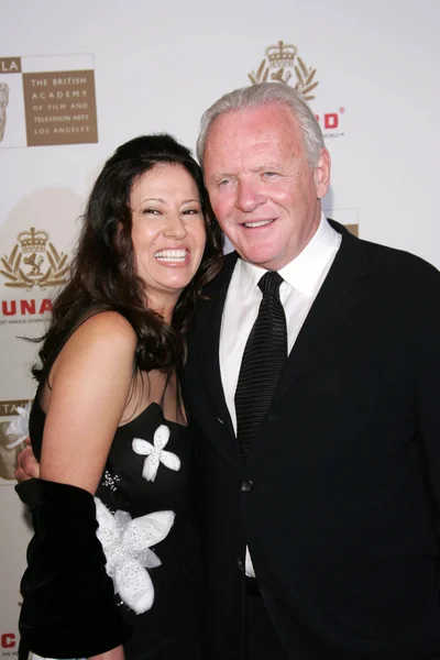 Stella Arroyave and Anthony Hopkins — Stock Photo, Image