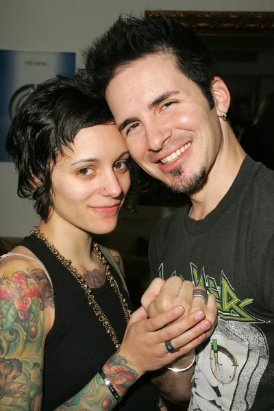 Samantha Humphrey and Hal Sparks — Stock Photo, Image