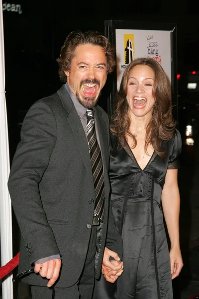 Robert Downey Jr. y Susan Levin — Foto de Stock