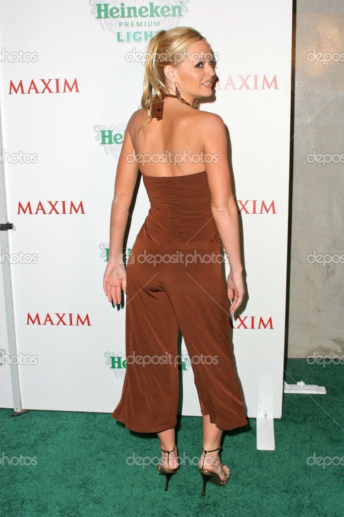 Katie Lohmann at the Maxim Magazine party to launch Heineken Premium