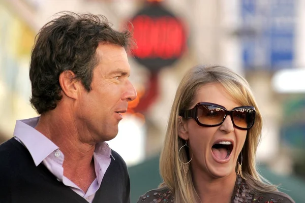 Dennis Quaid Walk of Fame Ceremony — Stock Photo, Image