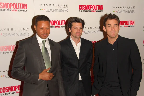 Terrence Howard avec Patrick Dempsey et Matt Dillon — Photo