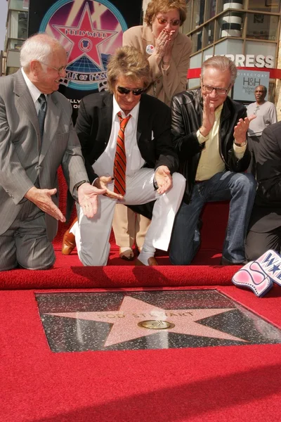 Cérémonie du Walk of Fame de Rod Stewart Hollywood — Photo