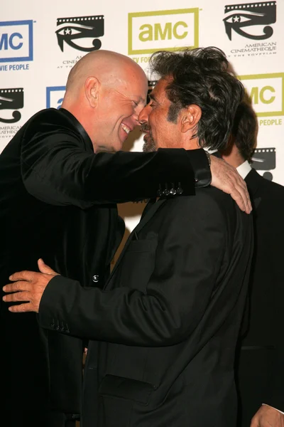 Bruce Willis y Al Pacino — Foto de Stock