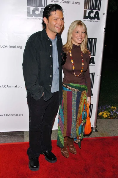 Corey Feldman and Courtney Peldon — Stock Photo, Image