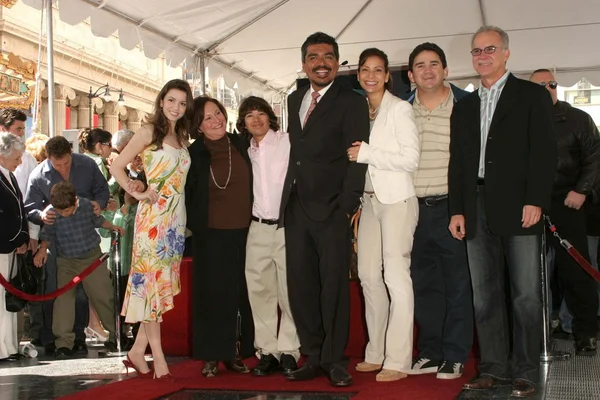 Ceremonia del Paseo de la Fama de George Lopez Hollywood — Foto de Stock