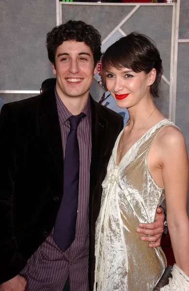 Jason biggs i lindsay zir — Zdjęcie stockowe