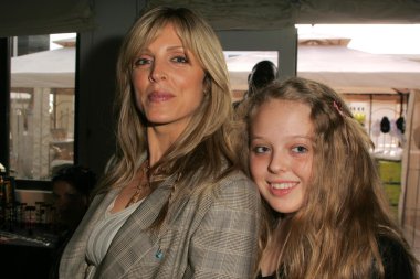 Marla maples ve kızım tiffany koz