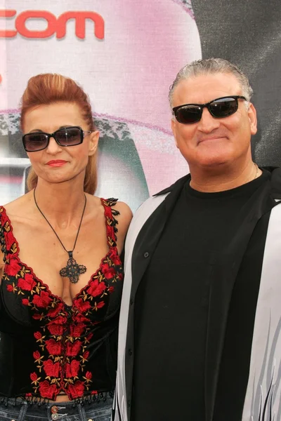 Joey buttafuoco und ehefrau evanka — Stockfoto