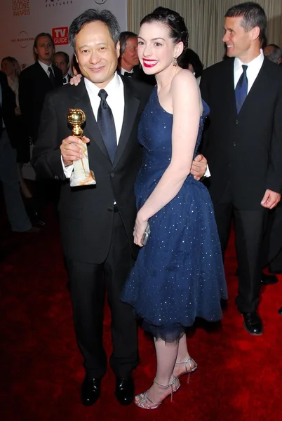 Ang Lee, Anne Hathaway — Stockfoto