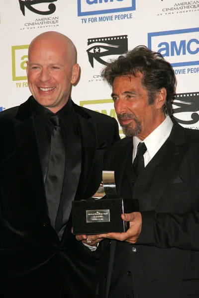 Bruce Willis y Al Pacino — Foto de Stock