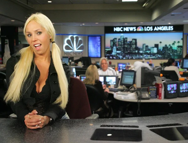 Mary Carey on The Abrams Report — Stockfoto