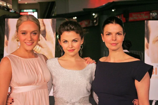 Chloe sevigny ginnifer goodwin ve jeanne Tripplehorn'un ile — Stok fotoğraf