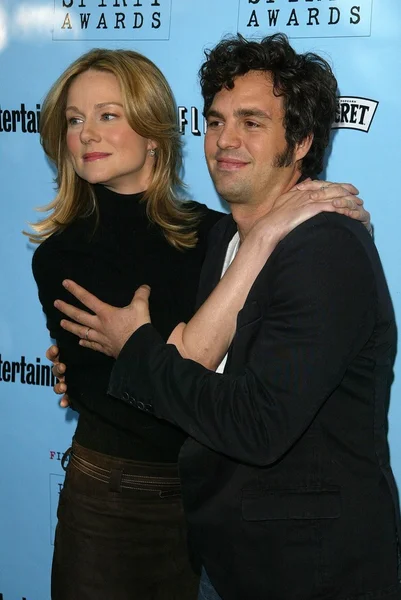 Laura linney und mark rüffalo — Stockfoto