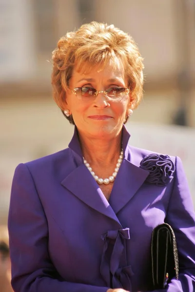 Judge Judy Sheindlin Hollywood Walk of Fame Ceremony — Stock Photo, Image