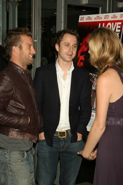 Scott Caan with Giovanni Ribisi and Judy Greer — Stock Photo, Image